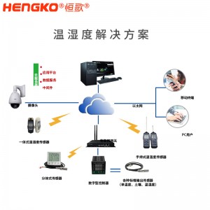 恒歌百貨商超溯源監控系統溫濕度物聯網，溫度檢測技術設備物聯一站式解決方案