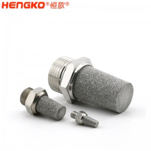 廠家直銷HB型 1/8″ BSP可調氣動消聲器氣節流閥_工業降噪閥門消音氣動環境